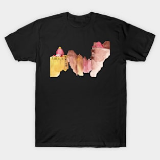 Watercolor European City T-Shirt